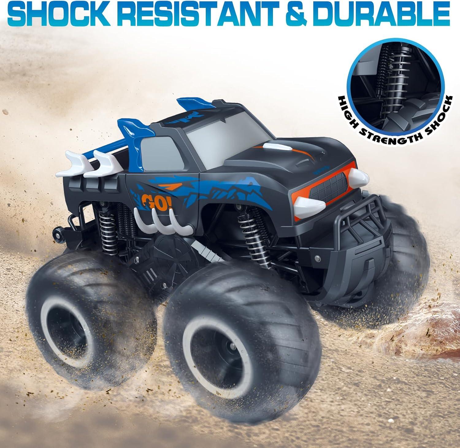 Threeking Auto RC Pick-up 1:16 4WD – Camion Giocattolo Telecomandato Impermeabile Per Tutti I Terreni, Adatto A Bambini 6+ Anni, Regalo Per Ragazzi E Ragazze