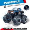 imageThreeking 1 pc Waterproofing 116 Pickup RC Car Truck and 1 pc 118 Twist Stunt Car Toys for Kids Boys Girls Ages 6