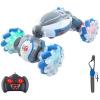 imageThreeking 1 pc Waterproofing 116 Pickup RC Car Truck and 1 pc 118 Twist Stunt Car Toys for Kids Boys Girls Ages 6