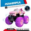 imageThreeking 116 Waterproof Monster Truck Pickup Toys RC Cars Remote Control Car Truck Toys 4WD All Terrain OffRoad Car Toy Gifts Presents 6 7 8 9 10 11 12 Year Old Kids Boys Girls ToysPickup Pink