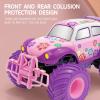 imageThreeking 116 Waterproof Monster Truck Pickup Toys RC Cars Remote Control Car Truck Toys 4WD All Terrain OffRoad Car Toy Gifts Presents 6 7 8 9 10 11 12 Year Old Kids Boys Girls ToysNot Waterproofpink