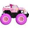 imageThreeking 116 Waterproof Monster Truck Pickup Toys RC Cars Remote Control Car Truck Toys 4WD All Terrain OffRoad Car Toy Gifts Presents 6 7 8 9 10 11 12 Year Old Kids Boys Girls ToysPickup Pink