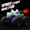 imageThreeking 118 Dinosaur RC Car Remote Control Cars Trucks Toy 4WD OffRoad Car Toys with Lights Spray Suitable for All Terrain Gifts Presents for BoysGirls Ages 6 BlueGreen
