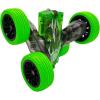 imageThreeking RC Stunt Cars Remote Control Car DoubleSided Driving 360degree Flips Rotating Car Toy GreenGreena