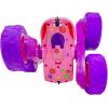 imageThreeking RC Stunt Cars Remote Control Car DoubleSided Driving 360degree Flips Rotating Car Toy GreenPink