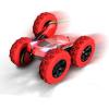 imageThreeking RC Stunt Cars Remote Control Car DoubleSided Driving 360degree Flips Rotating Car Toy GreenRed