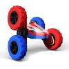 imageThreeking RC Stunt Cars Remote Control Car DoubleSided Driving 360degree Flips Rotating Car Toy GreenRedblue