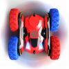 imageThreeking RC Stunt Cars Remote Control Car DoubleSided Driving 360degree Flips Rotating Car Toy GreenRedblue