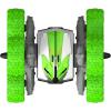 imageThreeking RC Stunt Cars Remote Control Car DoubleSided Driving 360degree Flips Rotating Car Toy GreenWaterproof geen