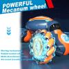 imageThreeking Rc Twist Stunt Car Toy Remote Control Cars Moving Horizontally DoubleSided Driving 360degree Rotating with Lights Music 4WD Car Toys Gifts Presents for BoysGirls Ages 6292gn