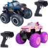 imageThreeking 1 pc Waterproofing 116 Pickup RC Car Truck and 1 pc Waterproofing 116 Pickup Rc Car Trucks for Kids Ages 6