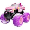 imageThreeking 116 Waterproof Monster Truck Pickup Toys RC Cars Remote Control Car Truck Toys 4WD All Terrain OffRoad Car Toy Gifts Presents 6 7 8 9 10 11 12 Year Old Kids Boys Girls ToysPickup Pink