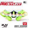 imageThreeking RC Rotating Stunt Cars Flowering Remote Control Cars Toys with Lights DoubleSided Driving 360degree Flips Rotating Car Toy GreenGreen