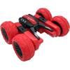 imageThreeking RC Rotating Stunt Cars Flowering Remote Control Cars Toys with Lights DoubleSided Driving 360degree Flips Rotating Car Toy GreenRed