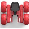 imageThreeking RC Rotating Stunt Cars Flowering Remote Control Cars Toys with Lights DoubleSided Driving 360degree Flips Rotating Car Toy GreenRed
