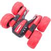 imageThreeking RC Rotating Stunt Cars Flowering Remote Control Cars Toys with Lights DoubleSided Driving 360degree Flips Rotating Car Toy GreenRed