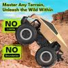 imageGoBang 116 Waterproof Rc Cars Cyber Toy Monster Truck Toys Amphibious Remote Control Car 4WD All Terrain OffRoad Trucks Pickup for 6 7 8 9 10 11 12 Year Old Boys Girls Gifts PresentsRose Gold