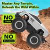 imageGoBang 116 Waterproof Rc Cars Cyber Toy Monster Truck Toys Amphibious Remote Control Car 4WD All Terrain OffRoad Trucks Pickup for 6 7 8 9 10 11 12 Year Old Boys Girls Gifts PresentsSilver