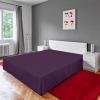 imageUtopia Bedding King Bed Skirt  Soft Quadruple Pleated Ruffle  Easy Fit with 16 Inch Tailored Drop  Hotel Quality Shrinkage and Fade Resistant King BlackPurple