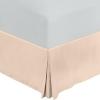 imageUtopia Bedding King Bed Skirt  Soft Quadruple Pleated Ruffle  Easy Fit with 16 Inch Tailored Drop  Hotel Quality Shrinkage and Fade Resistant King BlackBeige