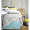 imageUtopia Bedding King Bed Skirt  Soft Quadruple Pleated Ruffle  Easy Fit with 16 Inch Tailored Drop  Hotel Quality Shrinkage and Fade Resistant King BlackSpa Blue