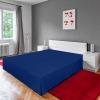 imageUtopia Bedding King Bed Skirt  Soft Quadruple Pleated Ruffle  Easy Fit with 16 Inch Tailored Drop  Hotel Quality Shrinkage and Fade Resistant King BlackRoyal Blue