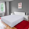 imageUtopia Bedding King Bed Skirt  Soft Quadruple Pleated Ruffle  Easy Fit with 16 Inch Tailored Drop  Hotel Quality Shrinkage and Fade Resistant King BlackWhite