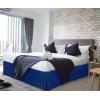 imageUtopia Bedding King Bed Skirt  Soft Quadruple Pleated Ruffle  Easy Fit with 16 Inch Tailored Drop  Hotel Quality Shrinkage and Fade Resistant King BlackRoyal Blue
