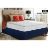 imageUtopia Bedding King Bed Skirt  Soft Quadruple Pleated Ruffle  Easy Fit with 16 Inch Tailored Drop  Hotel Quality Shrinkage and Fade Resistant King BlackNavy