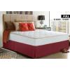 imageUtopia Bedding King Bed Skirt  Soft Quadruple Pleated Ruffle  Easy Fit with 16 Inch Tailored Drop  Hotel Quality Shrinkage and Fade Resistant King BlackBurgundy