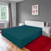 imageUtopia Bedding King Bed Skirt  Soft Quadruple Pleated Ruffle  Easy Fit with 16 Inch Tailored Drop  Hotel Quality Shrinkage and Fade Resistant King BlackTeal