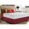 imageUtopia Bedding King Bed Skirt  Soft Quadruple Pleated Ruffle  Easy Fit with 16 Inch Tailored Drop  Hotel Quality Shrinkage and Fade Resistant King BlackBurgundy