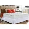 imageUtopia Bedding King Bed Skirt  Soft Quadruple Pleated Ruffle  Easy Fit with 16 Inch Tailored Drop  Hotel Quality Shrinkage and Fade Resistant King BlackWhite