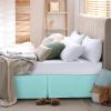 imageUtopia Bedding King Bed Skirt  Soft Quadruple Pleated Ruffle  Easy Fit with 16 Inch Tailored Drop  Hotel Quality Shrinkage and Fade Resistant King BlackSpa Blue