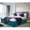 imageUtopia Bedding King Bed Skirt  Soft Quadruple Pleated Ruffle  Easy Fit with 16 Inch Tailored Drop  Hotel Quality Shrinkage and Fade Resistant King BlackTeal