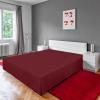 imageUtopia Bedding King Bed Skirt  Soft Quadruple Pleated Ruffle  Easy Fit with 16 Inch Tailored Drop  Hotel Quality Shrinkage and Fade Resistant King BlackBurgundy