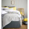 imageUtopia Bedding King Bed Skirt  Soft Quadruple Pleated Ruffle  Easy Fit with 16 Inch Tailored Drop  Hotel Quality Shrinkage and Fade Resistant King BlackGrey