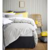 imageUtopia Bedding King Bed Skirt  Soft Quadruple Pleated Ruffle  Easy Fit with 16 Inch Tailored Drop  Hotel Quality Shrinkage and Fade Resistant King BlackBlack