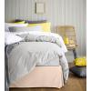 imageUtopia Bedding King Bed Skirt  Soft Quadruple Pleated Ruffle  Easy Fit with 16 Inch Tailored Drop  Hotel Quality Shrinkage and Fade Resistant King BlackBeige