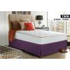 imageUtopia Bedding King Bed Skirt  Soft Quadruple Pleated Ruffle  Easy Fit with 16 Inch Tailored Drop  Hotel Quality Shrinkage and Fade Resistant King BlackPurple