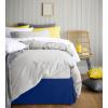 imageUtopia Bedding King Bed Skirt  Soft Quadruple Pleated Ruffle  Easy Fit with 16 Inch Tailored Drop  Hotel Quality Shrinkage and Fade Resistant King BlackRoyal Blue