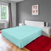imageUtopia Bedding King Bed Skirt  Soft Quadruple Pleated Ruffle  Easy Fit with 16 Inch Tailored Drop  Hotel Quality Shrinkage and Fade Resistant King BlackSpa Blue