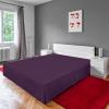 imageUtopia Bedding King Bed Skirt  Soft Quadruple Pleated Ruffle  Easy Fit with 16 Inch Tailored Drop  Hotel Quality Shrinkage and Fade Resistant King BlackPurple
