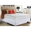 imageUtopia Bedding King Bed Skirt  Soft Quadruple Pleated Ruffle  Easy Fit with 16 Inch Tailored Drop  Hotel Quality Shrinkage and Fade Resistant King BlackWhite