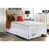 imageUtopia Bedding King Bed Skirt  Soft Quadruple Pleated Ruffle  Easy Fit with 16 Inch Tailored Drop  Hotel Quality Shrinkage and Fade Resistant King BlackWhite