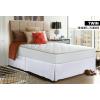 imageUtopia Bedding King Bed Skirt  Soft Quadruple Pleated Ruffle  Easy Fit with 16 Inch Tailored Drop  Hotel Quality Shrinkage and Fade Resistant King BlackWhite