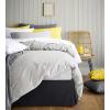 imageUtopia Bedding King Bed Skirt  Soft Quadruple Pleated Ruffle  Easy Fit with 16 Inch Tailored Drop  Hotel Quality Shrinkage and Fade Resistant King BlackBlack
