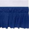 imageUtopia Bedding Queen Elastic Bed Ruffle  Easy Wrap Around Ruffle  Microfiber Bed Skirt with Adjustable Elastic Belt 16 Inch Tailored Drop  Hotel Quality Bedskirt Fade Resistant Queen GreyRoyal Blue