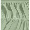 imageUtopia Bedding Queen Elastic Bed Ruffle  Easy Wrap Around Ruffle  Microfiber Bed Skirt with Adjustable Elastic Belt 16 Inch Tailored Drop  Hotel Quality Bedskirt Fade Resistant Queen GreySage