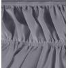 imageUtopia Bedding Queen Elastic Bed Ruffle  Easy Wrap Around Ruffle  Microfiber Bed Skirt with Adjustable Elastic Belt 16 Inch Tailored Drop  Hotel Quality Bedskirt Fade Resistant Queen GreyGrey